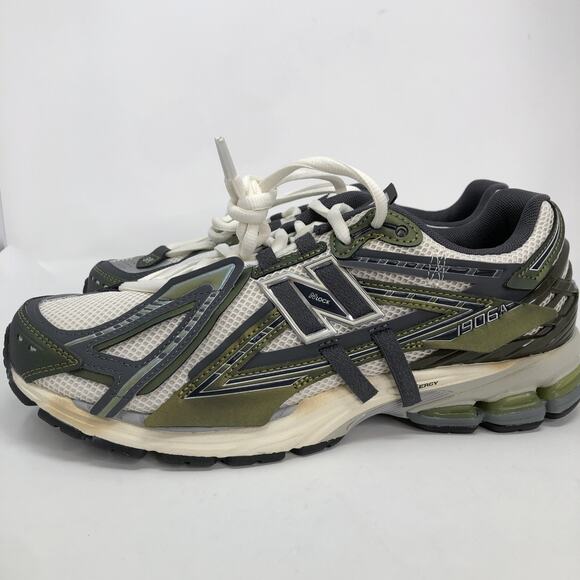 New Balance 1906A Unisex W12.5/M11 Green Mesh Lace Up Casual Sneaker - Picture 6 of 14